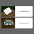 Multifunctional Led Fill Light Rechargeable Outdoor Portable Camping Tent Silver