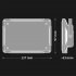 Multifunctional Led Fill Light Rechargeable Outdoor Portable Camping Tent Silver