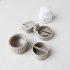 Multifunctional Portable Mini Cutter Grinding Box Tablet Divider White   coffee color 5cm in diameter and 6 5cm in height