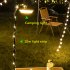 Multifunctional Portable Camping Light Outdoor Atmosphere Tent Decoration LED Light String For Yard Hiking Camping black