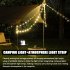 Multifunctional Portable Camping Light Outdoor Atmosphere Tent Decoration LED Light String For Yard Hiking Camping black