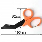 Multifunctional  Scissors With Fine Teeth For Outdoor Survival Rescue First Aid Canvas Bottle Opener