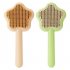 Multifunctional Shedding Brush With One click Cleaning Button Perfect For Grooming Long Short Haired Dogs Cats  20 x 9 5 x 5cm  green