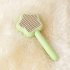 Multifunctional Shedding Brush With One click Cleaning Button Perfect For Grooming Long Short Haired Dogs Cats  20 x 9 5 x 5cm  green