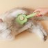 Multifunctional Shedding Brush With One click Cleaning Button Perfect For Grooming Long Short Haired Dogs Cats  20 x 9 5 x 5cm  green