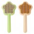 Multifunctional Shedding Brush With One click Cleaning Button Perfect For Grooming Long Short Haired Dogs Cats  20 x 9 5 x 5cm  green