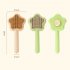 Multifunctional Shedding Brush With One click Cleaning Button Perfect For Grooming Long Short Haired Dogs Cats  20 x 9 5 x 5cm  green