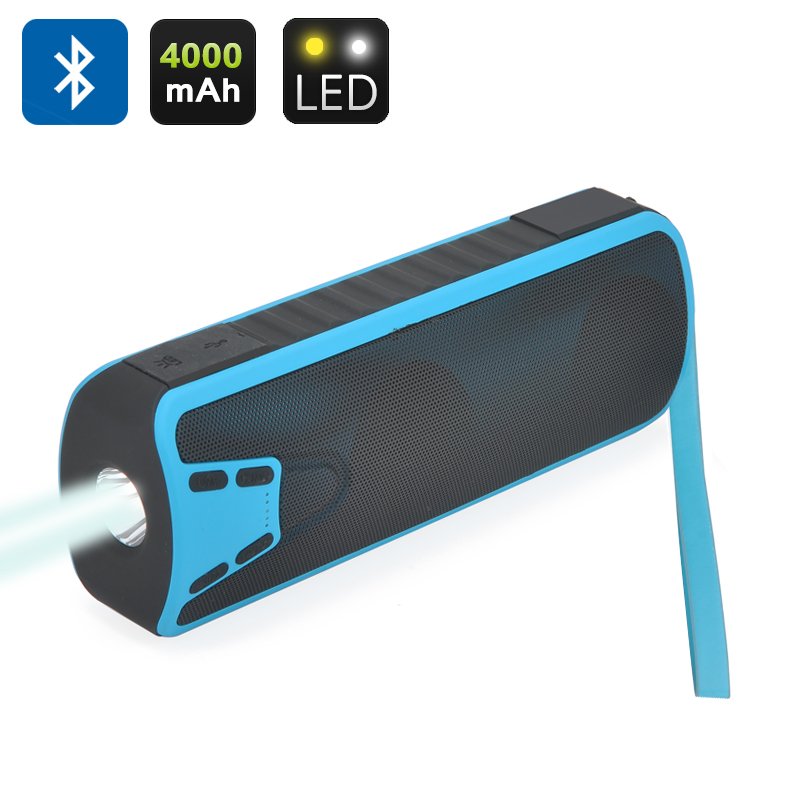  Speaker, Flashlight & Power (Blue)