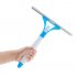 Multifunctional Spray type Glass Cleaning Tool Brush Cleaner Handled Scraper Car Window Washing Tool blue