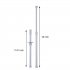 Multifunctional Telescopic Rod Curtain Rod High Carbon Steel Strut Household Bathroom Bedroom Kitchen Accessories