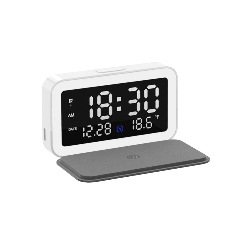 Multifunctional Type-c 6-in-1 15w Wireless  Charger Rechargeable Perpetual Calendar white