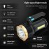 Multifunctional USB Rechargeable Flashlight  10W 90000 Lumens Outdoor Waterproof High Power Lighting  Adjustable Color Temperatures  LED Powerful Flashlight 3 l