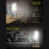 Multifunctional USB Rechargeable Flashlight  10W 90000 Lumens Outdoor Waterproof High Power Lighting  Adjustable Color Temperatures  LED Powerful Flashlight 3 l