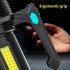 Multifunctional USB Rechargeable Flashlight  10W 90000 Lumens Outdoor Waterproof High Power Lighting  Adjustable Color Temperatures  LED Powerful Flashlight 3 l
