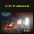 Multifunctional USB Rechargeable Flashlight  10W 90000 Lumens Outdoor Waterproof High Power Lighting  Adjustable Color Temperatures  LED Powerful Flashlight 3 l