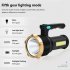 Multifunctional USB Rechargeable Flashlight  10W 90000 Lumens Outdoor Waterproof High Power Lighting  Adjustable Color Temperatures  LED Powerful Flashlight 3 l