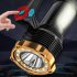 Multifunctional USB Rechargeable Flashlight  10W 90000 Lumens Outdoor Waterproof High Power Lighting  Adjustable Color Temperatures  LED Powerful Flashlight 3 l