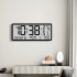 Multifunctional Wall Clock Time Date Temperature Humidity Display Digital Clock Electronic Clock White