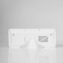 Multifunctional Wall Clock Time Date Temperature Humidity Display Digital Clock Electronic Clock White