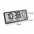 Multifunctional Wall Clock Time Date Temperature Humidity Display Digital Clock Electronic Clock White
