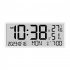 Multifunctional Wall Clock Time Date Temperature Humidity Display Digital Clock Electronic Clock White