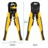 Multifunctional Wire Stripping Pliers 5 in 1 Adjustable Wire Stripper Tool With Cutting Crimping For Efficient Electrical Work Yellow