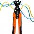 Multifunctional Wire Stripping Pliers Scissors Chrome Vanadium Steel Electrician Tools For Wire Cutting Stripping Crimping Winding orange