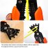 Multifunctional Wire Stripping Pliers Scissors Chrome Vanadium Steel Electrician Tools For Wire Cutting Stripping Crimping Winding orange