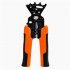 Multifunctional Wire Stripping Pliers Scissors Chrome Vanadium Steel Electrician Tools For Wire Cutting Stripping Crimping Winding orange