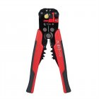 Multifunctional Wire Stripping Pliers 5-in-1 Adjustable Wire Stripper Tool With Cutting Crimping For Efficient Electrical Work Red