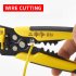 Multifunctional Wire Stripping Pliers 5 in 1 Adjustable Wire Stripper Tool With Cutting Crimping For Efficient Electrical Work Yellow