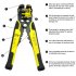 Multifunctional Wire Stripping Pliers 5 in 1 Adjustable Wire Stripper Tool With Cutting Crimping For Efficient Electrical Work Yellow