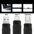 Multiple Capacities Metal Fashion 3 in 1 Universal Usb Flash Drive High speed Usb 3 0 Port Otg Port Compatible For Mobile Phone Computer Business black 64GB