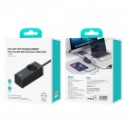 Multiport USB C Hub Adapter Charging Block Hub PD 67W EU Plug Charger Adapter