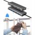 Multiport USB C Hub Adapter Charging Block Desktop Charging Hub 12 In 1 Charger Adapter Card Reader Connector Grey