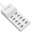 Multiport USB Hub 10 In 1 USB Wall Charger Splitter 5V 2 4A Fast Charging For Laptop PC Printer Flash Drive Mobile Devices 10 port A18  EU plug