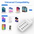 Multiport USB Hub 10 In 1 USB Wall Charger Splitter 5V 2 4A Fast Charging For Laptop PC Printer Flash Drive Mobile Devices 10 port A18  EU plug