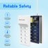 Multiport USB Hub 10 In 1 USB Wall Charger Splitter 5V 2 4A Fast Charging For Laptop PC Printer Flash Drive Mobile Devices 10 port A18  EU plug