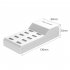 Multiport USB Hub 10 In 1 USB Wall Charger Splitter 5V 2 4A Fast Charging For Laptop PC Printer Flash Drive Mobile Devices 10 port A18  EU plug