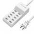 Multiport USB Hub 10 In 1 USB Wall Charger Splitter 5V 2 4A Fast Charging For Laptop PC Printer Flash Drive Mobile Devices 10 port A18  EU plug