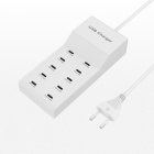 Multiport USB Hub 10 In 1 USB Wall Charger Splitter 5V 2.4A Fast Charging For Laptop PC Printer Flash Drive Mobile Devices 10 TYPE-C ports EU plug3