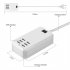 Multiport USB Hub Adapter 30W Charging Block Desktop Charging Hub 6 USB Ports Charger Adapter With LED Work Indicator For Smart Phones Tablet Laptop white US pl