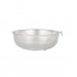 Multipurpose Fine Stainless Steel Single Ring Binaural Drain Basket for Vegetables Washing 28 5CM Binaural