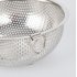 Multipurpose Fine Stainless Steel Single Ring Binaural Drain Basket for Vegetables Washing 28 5CM Binaural