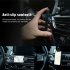 Multipurpose Mobile Phone Bracket Oval Car Phone Holder Air Outlet GPS Stand black