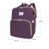 Mummy Bag Extendable Baby Folding Bed Multifunctional Backpack purple