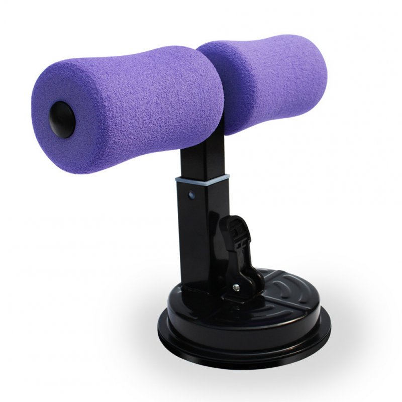 Muscle Training Sit Up Bars Stand Assistant Abdominal Core Strength Home Gym Suction Sit Up Fitness Equipment Purple