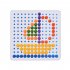Mushroom Nails Jigsaw Puzzle Game Creative Mosaic Puzzle Pegboard Eductional Toys  240 Piece 