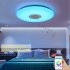 Music RGB Led  Ceiling  Light Multiple Working Modes Bluetooth compatible Speaker Dimmable Intelligent Remote Control Lamp 26cm