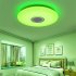 Music RGB Led  Ceiling  Light Multiple Working Modes Bluetooth compatible Speaker Dimmable Intelligent Remote Control Lamp 26cm